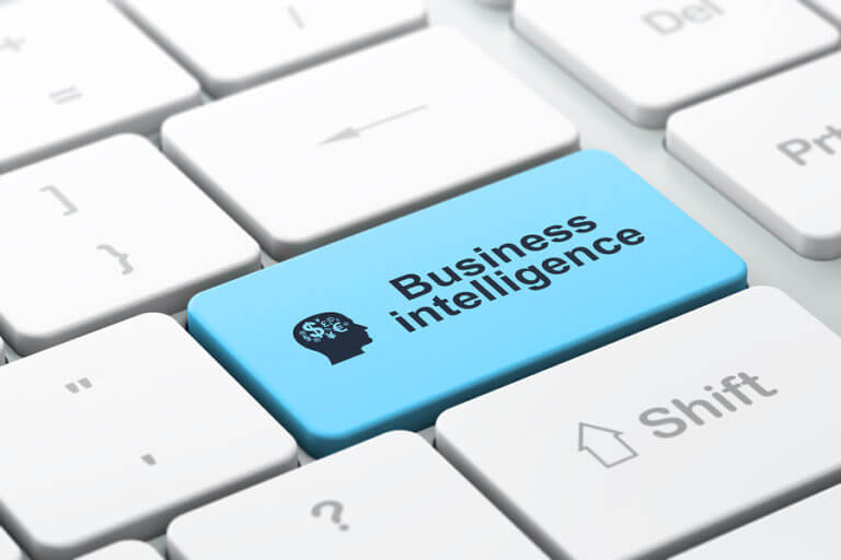 Business intelligence button on keyword
