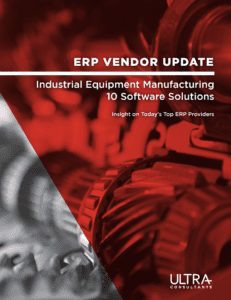 ERP Vendor update report cover