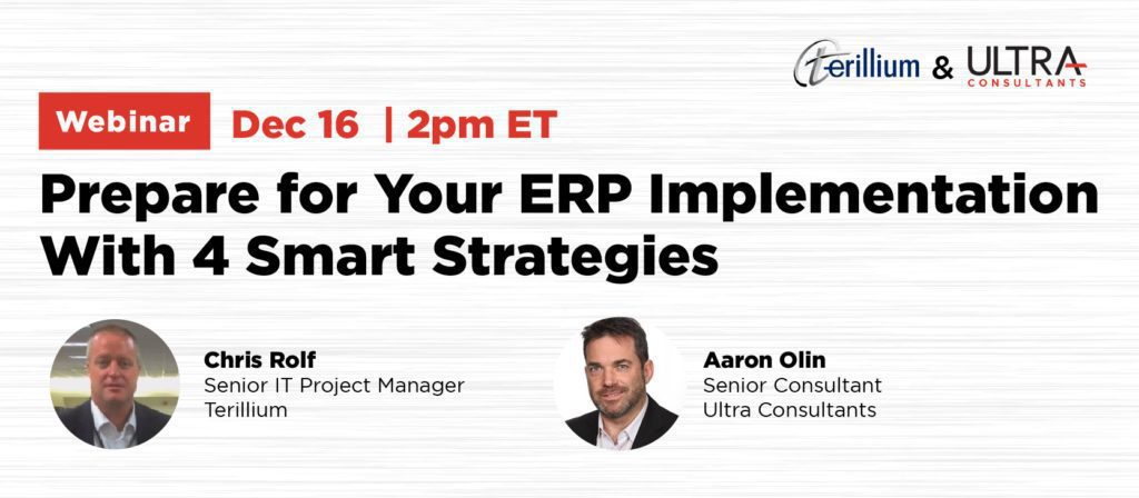 Ultra Webinar_Prepare for Your ERP Implementation With 4 Smart Strategies_Landing Page
