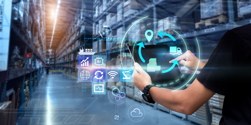 iot and erp warehouse